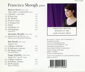 FRANCISCA SKOOGH<br/><h5>Megjelenés: 1999-02-15</h5>