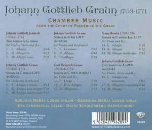 CHAMBER MUSIC - FROM THE COURT OF FREDERICK THE GREAT<br/><h5>Megjelenés: 2021-05-07</h5>