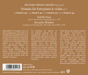 MOZART SONATAS FOR FORTEPIANO & VIOLIN<br/><h5>Megjelenés: 2021-05-21</h5>