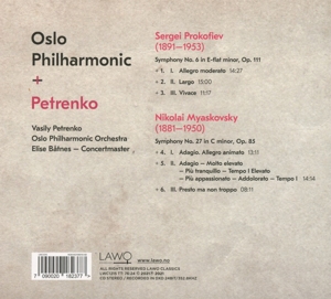 PROKOFIEV: SYMPHONY NO.6 / MYASKOVSKY: SYMPHONY NO.27<br/><h5>Megjelenés: 2021-05-21</h5>