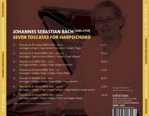 BACH SEVEN TOCCATAS FOR HARPSICHORD<br/><h5>Megjelenés: 2021-05-21</h5>