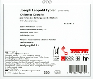 CHRISTMAS ORATORIO<br/><h5>Megjelenés: 1999-10-19</h5>