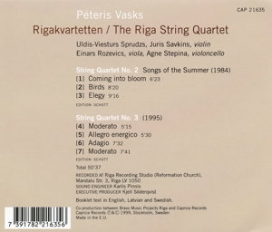 STRING QUARTETS NO.2&3<br/><h5>Megjelenés: 1999-11-25</h5>