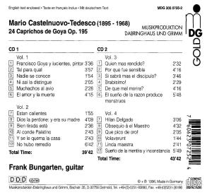 24 CAPRICHOS DE GOYA OP.1<br/><h5>Megjelenés: 2002-03-21</h5>