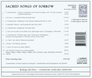 SACRED SONGS OF SORROW<br/><h5>Megjelenés: 2002-07-29</h5>