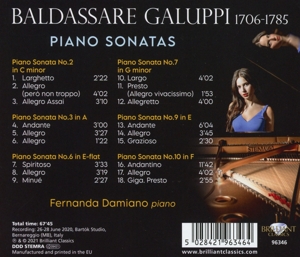 GALUPPI: PIANO SONATAS<br/><h5>Megjelenés: 2021-08-06</h5>