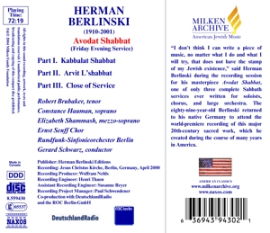 AVODAT SHABBAT<br/><h5>Megjelenés: 2005-03-15</h5>