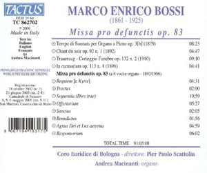 MISSA PRO DEFUNCTIS OP.83<br/><h5>Megjelenés: 2006-04-20</h5>