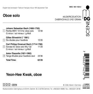 OBOE SOLO:SONATA BWV1013<br/><h5>Megjelenés: 2006-11-15</h5>