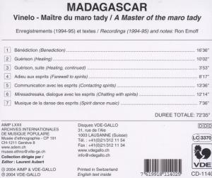 MADAGASKAR: MARO TADY<br/><h5>Megjelenés: 2007-01-26</h5>