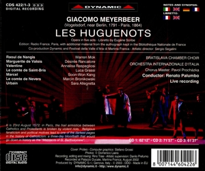 LES HUGUENOTS -COMPLETE-<br/><h5>Megjelenés: 2007-06-20</h5>