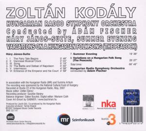 KODALY Zoltán HARY JANOS/SUMMER EVENING (CD) | Lemezkuckó CD bolt