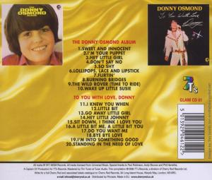 DONNY OSMOND ALBUM/TO YOU WITH LOVE<br/><h5>Megjelenés: 2008-05-05</h5>