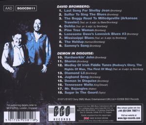 DAVID BROMBERG/DEMON IN DISGUISE<br/><h5>Megjelenés: 2008-07-14</h5>