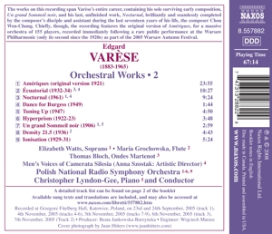 ORCHESTRAL WORKS 2<br/><h5>Megjelenés: 2008-05-14</h5>