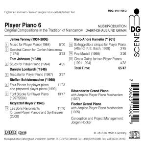 PLAYER PIANO VOL.6<br/><h5>Megjelenés: 2008-05-28</h5>