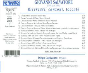 RICERCARI, CANZONI, TOCCATE<br/><h5>Megjelenés: 2012-01-01</h5>