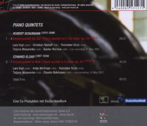 PIANO QUINTETS<br/><h5>Megjelenés: 2008-10-30</h5>