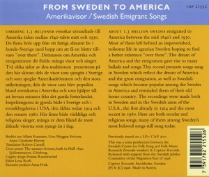 FROM SWEDEN TO AMERICA<br/><h5>Megjelenés: 2008-12-08</h5>