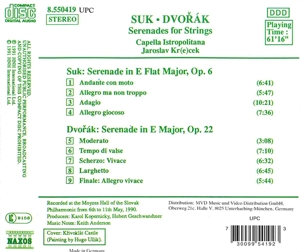 SERENADE FOR STRINGS<br/><h5>Megjelenés: 2009-09-24</h5>