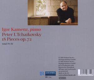 18 PIECES FOR SOLO PIANO OP.72<br/><h5>Megjelenés: 2009-07-17</h5>