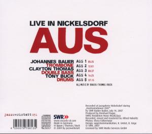 LIVE IN NICKELSDORF AUS<br/><h5>Megjelenés: 2016-06-02</h5>