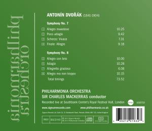 SYMPHONIES NOS.7 & 8<br/><h5>Megjelenés: 2010-01-27</h5>