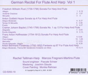 GERMAN RECITAL FOR FLUTE & HARP VOL.1<br/><h5>Megjelenés: 2010-02-12</h5>