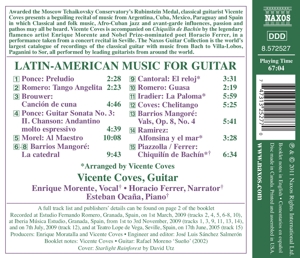 LATIN AMERICAN MUSIC FOR GUITAR<br/><h5>Megjelenés: 2011-01-12</h5>