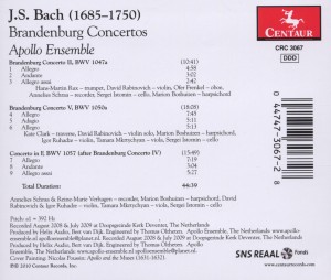 BRANDENBURG CONCERTOS<br/><h5>Megjelenés: 1990-06-30</h5>