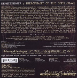 HIEROPHANY OF THE OPEN GRAVE<br/><h5>Megjelenés: 2011-08-18</h5>