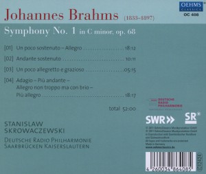 SYMPHONY NO.1 IN C MINOR OP.68<br/><h5>Megjelenés: 2011-11-18</h5>