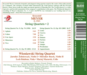 STRING QUARTETS VOL.2<br/><h5>Megjelenés: 2012-01-06</h5>