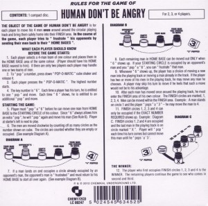 HUMAN DON'T BE ANGRY<br/><h5>Megjelenés: 2012-04-12</h5>