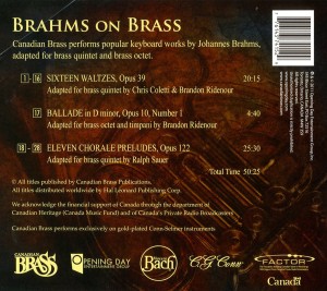 BRAHMS ON BRASS<br/><h5>Megjelenés: 1970-06-30</h5>