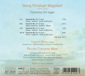 CONCERTOS FOR ORGAN<br/><h5>Megjelenés: 2012-05-15</h5>