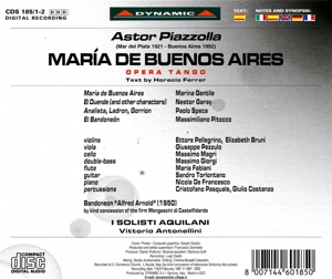 MARIA DE BUENOS AIRES<br/><h5>Megjelenés: 2012-06-12</h5>