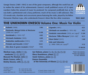 UNKNOWN ENESCU<br/><h5>Megjelenés: 2013-07-25</h5>