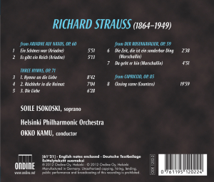 THREE HYMNS/OPERA ARIAS<br/><h5>Megjelenés: 2012-10-19</h5>