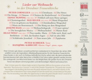 LIEDER ZUR WEIHNACHT IN DER DRESDNER FRAUENKIRCHE<br/><h5>Megjelenés: 2012-11-19</h5>