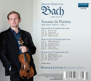 SONATAS & PARTITAS FOR SOLO VIOLIN VOL.1<br/><h5>Megjelenés: 2013-01-21</h5>