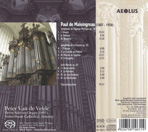 SYMPHONIC ORGAN WORKS VOL<br/><h5>Megjelenés: 2013-05-06</h5>