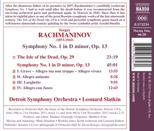 SYMPHONY NO.1/ISLE OF THE DEAD<br/><h5>Megjelenés: 2013-09-06</h5>