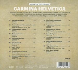 CARMINA HELVETICA<br/><h5>Megjelenés: 2013-08-01</h5>