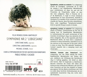 SYMPHONIE NR.2 LOBGESANG<br/><h5>Megjelenés: 2014-03-05</h5>