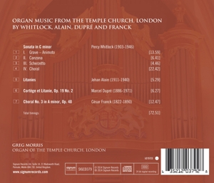 ORGAN SONATA IN C MINOR<br/><h5>Megjelenés: 2014-05-21</h5>