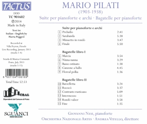 SUITE FOR PIANO & STRINGS<br/><h5>Megjelenés: 2014-11-24</h5>