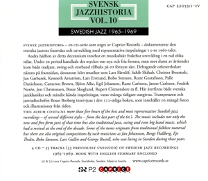 SWEDISH JAZZ HISTORY V.10<br/><h5>Megjelenés: 2015-02-12</h5>