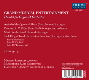 HANDEL FOR ORGAN & ORCHESTRA<br/><h5>Megjelenés: 2015-05-26</h5>