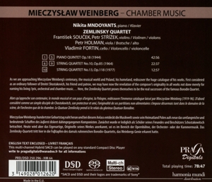 CHAMBER MUSIC:PIANO QUINTET OP.18/STRING QUARTET NO.10<br/><h5>Megjelenés: 2015-10-26</h5>